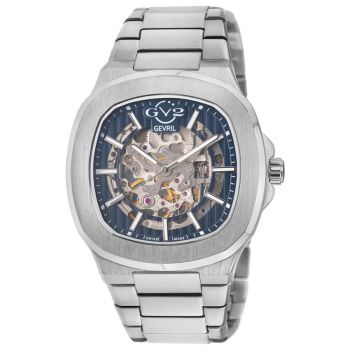 Đồng Hồ Nam GV2 By Gevril Potente Men's Watch 18110 Màu Xanh Bạc