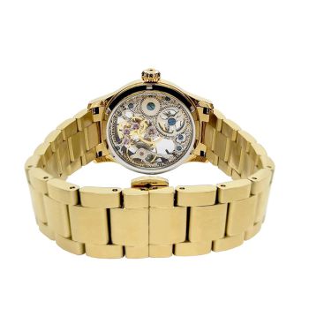 Đồng Hồ Nam Thomas Earnshaw Bauer Shadow Mechanical Skeleton Gold Mist Màu Vàng Gold