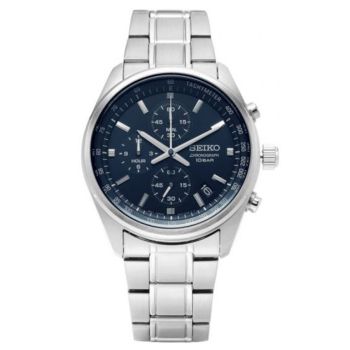 Đồng Hồ Nam Seiko Chronograph SSB377P1 Màu Bạc