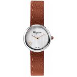 Đồng Hồ Nữ Salvatore Ferragamo Forever Leather Watch 28mm Màu Nâu