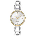 Đồng Hồ Nữ Citizen EM042453A L Ladies Watch Màu Bạc
