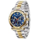 Đồng Hồ Nam Salvatore Ferragamo 1898 SFDK00418 Chronograph Màu Xanh Vàng