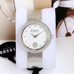 Đồng Hồ Nữ Versace Women Quartz Lea Silver Tone Wristwatch VSPEN1420 Màu Bạc