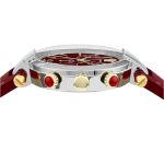 Đồng Hồ Versace Chính Hãng Nữ VE2M00821 Revive Chronograph Red Leather Ladies Watch