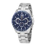 Đồng Hồ Nam Seiko Chronograph Quartz Blue Dial Men's Watch SSB345 Màu Xanh