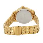 Đồng Hồ Nữ Seiko Classic Quartz White Dial Yellow Gold-tone Ladies Watch SUR412 Màu Vàng Gold