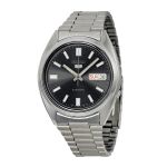 Đồng Hồ Nam Seiko 5 Automatic Black Dial Stainless Steel Men's Watch SNXS79K1 Màu Đen