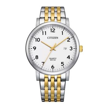 Đồng Hồ Đôi Citizen BI5076-51A Và EU6096-58A Màu Vàng Bạc