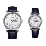 Đồng Hồ Đôi Citizen Classic Eco Drive Watch BM8550-14A Và EW3260-17A Màu Đen Bạc