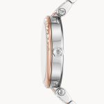Đồng Hồ Nữ Michael Kors MK Outlet Parker MK7195 Màu Bạc Phối Vàng Hồng