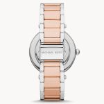 Đồng Hồ Nữ Michael Kors MK Outlet Parker MK7195 Màu Bạc Phối Vàng Hồng