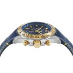 Đồng Hồ Nam Philipp Plein Chronograph Analogue Quartz Nobile PWCAA0121 Màu Xanh Lam