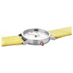 Đồng Hồ Nữ Mondaine Classic Quartz White Dial Ladies Watch A658.30323.17SBE Màu Vàng Trắng