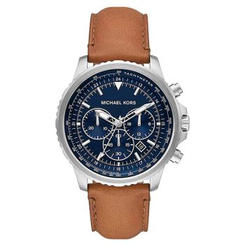 Đồng Hồ Nam Michael Kors MK Cortlandt Chronograph Quartz Blue Dial Men's Watch Mk8927 Màu Xanh Bạc