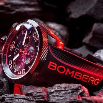 Đồng Hồ Nam Bomberg Bolt-68 Black & Red Special Edition BS45CHPBA.070-1.3 - 45mm Màu Đỏ Đen
