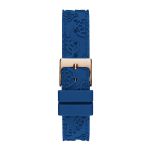 Đồng Hồ Nữ Guess Rose Gold Tone Case Blue Silicone Watch GW0411L2 Màu Xanh Blue