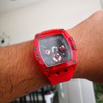 Đồng Hồ Nam Guess Red Case Red Silicone Watch GW0203G5 Màu Đỏ