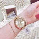 Đồng Hồ Nữ Michael Kors MK Nia Gold-Tone Watch 38mm MK3989 Màu Vàng Gold