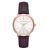 Đồng Hồ Nữ Michael Kors MK Jaryn Burgundy Leather Watch MK2605 Màu Tím Trắng