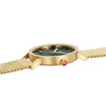 Đồng Hồ Nam Mondaine Classic Forest Green Golden Stainless Steel Watch A660.30360.60SBM - 40mm Màu Vàng Xanh