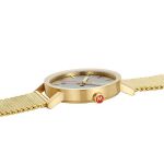 Đồng Hồ Nam Mondaine Classic Good Gray Golden Stainless Steel Watch A660.30360.80SBM - 40mm Màu Vàng