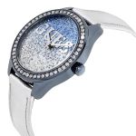 Đồng Hồ Nữ Guess W0823L8 Glitter Sky Blue & Silver Ladies Watch Màu Trắng Xanh