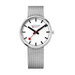 Đồng Hồ Nam Mondaine Giant Stainless Steel Watch MSX.4211B.SM - 42mm Màu Xám