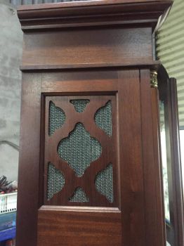 Đồng hồ tủ cây 9 ống sáo Châu Âu 2m13 đẹp xuất sắc