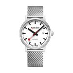 Đồng Hồ Nam Mondaine Evo2 Automatic Stainless Steel Watch MSE.40610.SM - 40mm Màu Xám Bạc