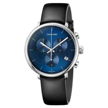 Đồng Hồ Nam Calvin Klein CK High Noon Watch 43mm K8M271CN Màu Xanh Đen