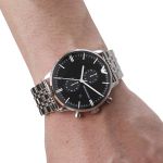 Đồng Hồ Nam Emporio Armani AR0389 Màu Đen Bạc