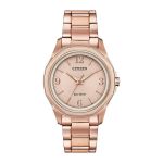Đồng Hồ Nữ Citizen Eco-Drive FE7053-51X Màu Vàng Hồng