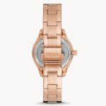 Đồng Hồ Nữ Fossil Stella ME3211 Dây Thép Không Gỉ Màu Vàng Hồng