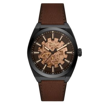 Đồng Hồ Nam Fossil Everett ME3207 Dây Da Màu Nâu