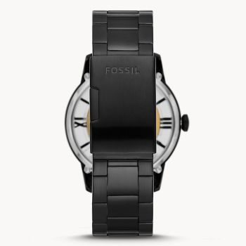 Đồng Hồ Nam Fossil 44mm Townsman ME3197 Dây Thép Không Gỉ Màu Đen