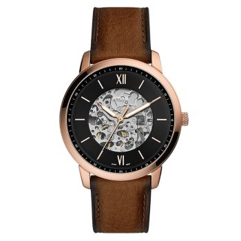 Đồng Hồ Nam Fossil Neutra Automatic ME3195 Dây Da Màu Nâu