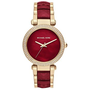 Đồng Hồ Nữ Michael Kors MK Parker Gold Watch 39mm MK6427 Màu Vàng Đỏ