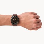 Đồng Hồ Nam Fossil Everett Chronograph FS5798 Dây Da Màu Nâu