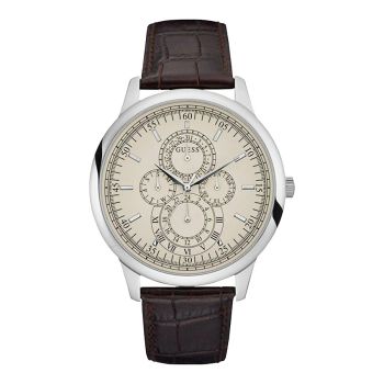 Đồng Hồ Nam Guess Brown/Beige Multi Function Analog Watch W0920G2 Màu Nâu