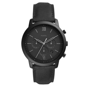 Đồng Hồ Nam Fossil Neutra Chrono Dây Da FS5503 Màu Đen