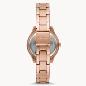 Đồng Hồ Nữ Fossil Stella ES5136 Dây Thép Không Gỉ Màu Vàng Hồng