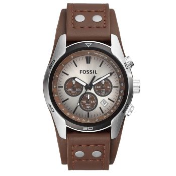 Đồng Hồ Nam Fossil Coachman CH2565 Dây Da Màu Nâu