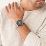 Đồng Hồ Nam Fossil Minimalist FS5944 Dây Thép Không Gỉ Màu Bạc