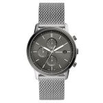 Đồng Hồ Nam Fossil Minimalist FS5944 Dây Thép Không Gỉ Màu Bạc