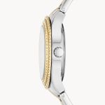 Đồng Hồ Nữ Fossil Stella ES5138 Dây Thép Không Gỉ Màu Vàng Bạc