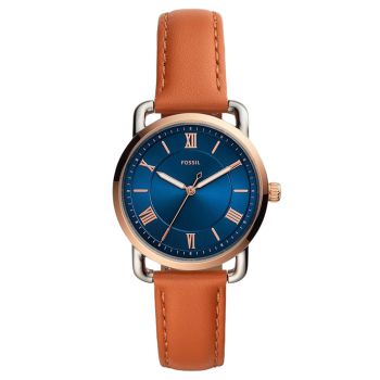 Đồng Hồ Nữ Fossil Copeland ES4825 Dây Da Màu Nâu