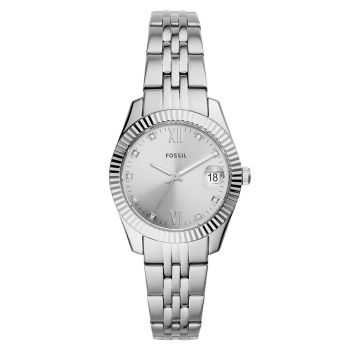 Đồng Hồ Nữ Fossil Scarlette Mini Dây Thép Không Gỉ ES4897 Màu Bạc