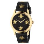 Đồng Hồ Nữ Gucci G-Timeless YA1264055, 38mm Màu Đen Vàng