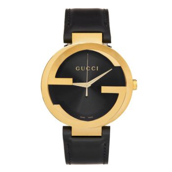 Đồng Hồ Nam Gucci Interlocking G Watch YA133212 Màu Đen Vàng 42mm