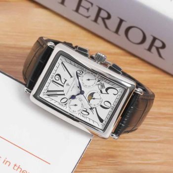 Đồng Hồ Nam Christian Van Sant Prodigy Automatic White Dial Men's Watch CV9131 Màu Đen Bạc